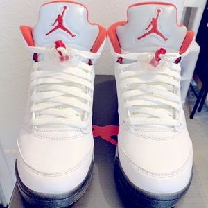 👟 YOUTH AIR JORDAN 5 “Fire Red” GS